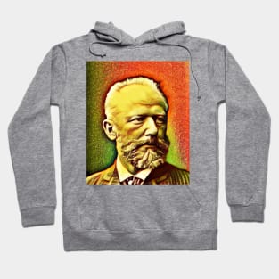 Pyotr Ilyich Tchaikovsky Snow Portrait | Pyotr Ilyich Tchaikovsky Artwork 15 Hoodie